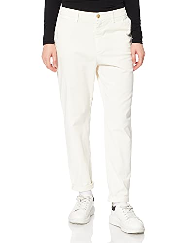 BOSS Solga-d Pantalones, Blanco (Open White 118), W37 (Talla del Fabricante: 36) para Mujer