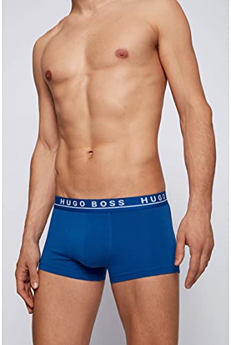 BOSS Trunk 3Pack Co/El Bóxer, Azul (Open Blue 487), Medium para Hombre