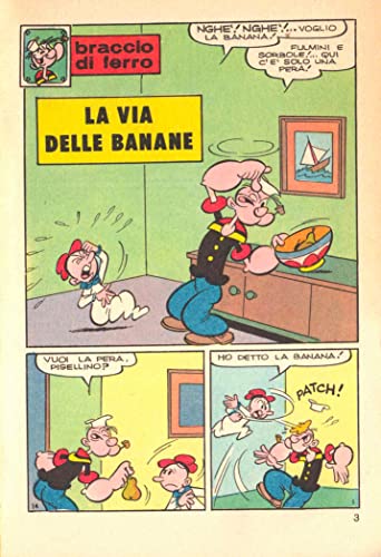 Braccio di Ferro - La via delle banane (Italian Edition)