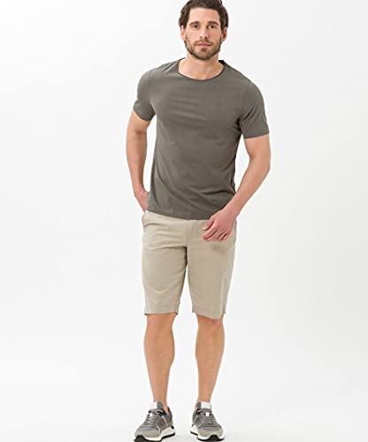 BRAX Style Bari Shorts Bermudahose in sportiver Chino-Optik Pantalones Cortos, Beige, 46 para Hombre