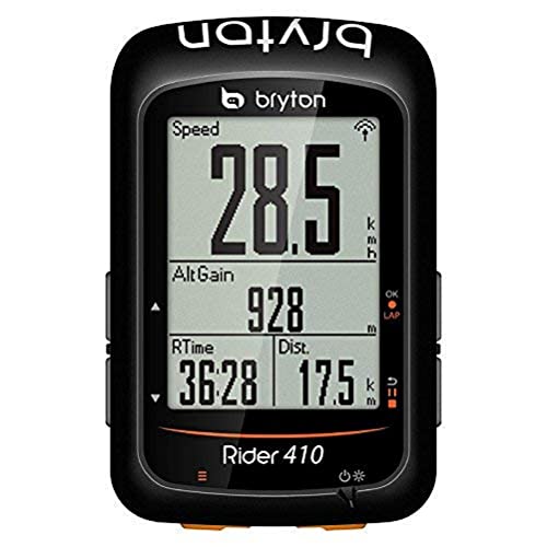 Bryton Rider 410E GPS Ciclismo, Negro, 2.3"