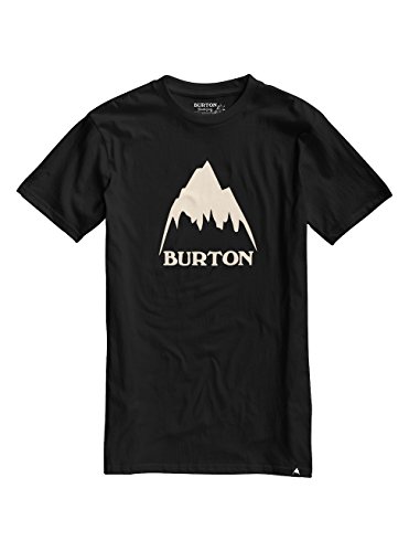 Burton Classic Mountain High – Camiseta, Hombre, Classic Mountain High, True Black, Small