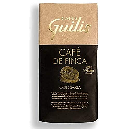 CAFES GUILIS DESDE 1928 AMANTES DEL CAFE Café Colombiano en Grano Arábica Tueste Natural. Finca Mocatán 1 Kilogramo
