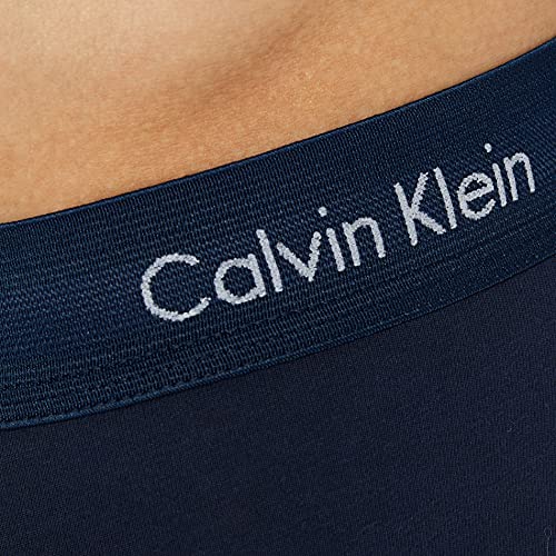 Calvin Klein 3 Pack Trunks-Cotton Stretch Bóxers, Azul (Black/Blue Shadow/Cobalt Water DTM WB 4Ku), L (Pack de 3) para Hombre