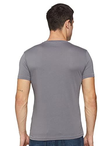 Calvin Klein Jeans Institutional Logo Slim SS tee Camiseta, Gris (Fossil), S para Hombre