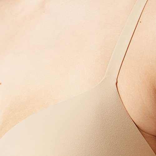 Calvin Klein Modern T Shirt Sujetador con Aros, Beige (Bare 20n), 38C para Mujer