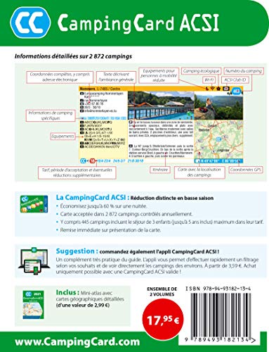 Camping Card Europe ACSI 2021 - 2 volumes (Français)