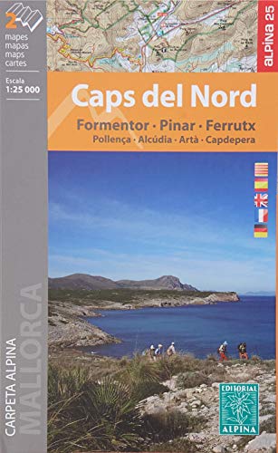 CAPS DEL NORD: FORMENTOR·PINAR·FERRUTX (CARPETA ALPINA - 1/25.000)