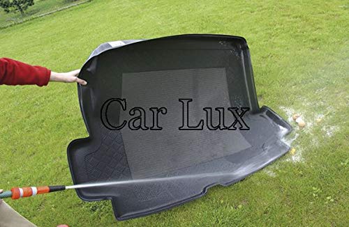 Car Lux AR01010 - Alfombra cubeta Protector Cubre Maletero a Medida con Antideslizante para S-MAX