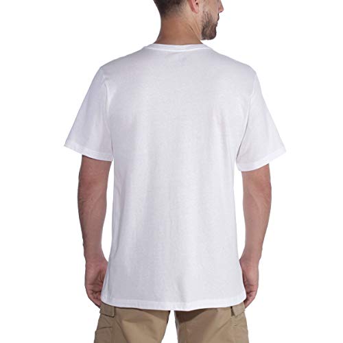 Carhartt . 104266.Wht.S005 Southern Pocket Camiseta de Manga Corta para Hombre, Color Blanco, Talla M