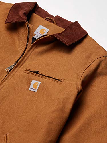 Carhartt Men's Duck Detroit Jacket (Regular and Big & Tall Sizes), Brown, 3X-Large