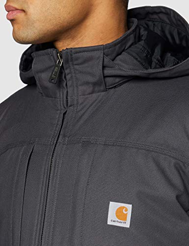 Carhartt Quick Duck Full Swing Cryder Jacket Chaqueta impermeable para Hombre, Gris (Shadow), L