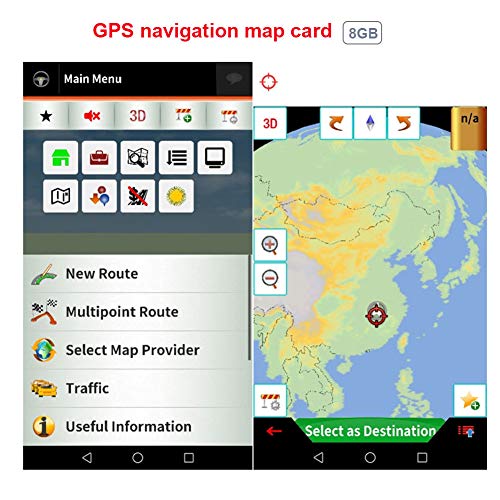 Chnrong Tarjeta de mapa GPS de 8 Gb SD de mapa de Europa para mapa de navegación GPS
