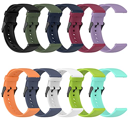 Chofit Correas compatibles con Huawei Watch 3/Watch 3 Pro correa, silicona suave y colorida, banda de liberación rápida para correas de reloj de 22 mm