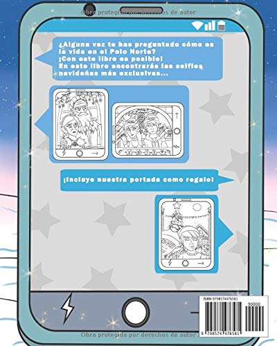 Christmas Selfie Libro de colorear: Edición especial de Navidad para niños, descubre la vida que llevan en el Polo Norte, 8.5 x 10, edades de 4 - 11