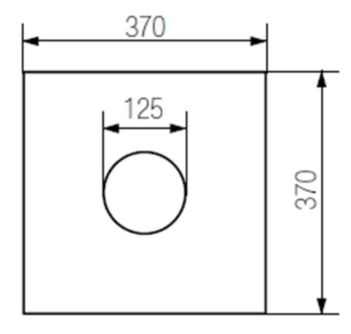 Chudej 320-N - Desagüe para suelo o ducha (acero inoxidable, 150 x 150 mm, DN 50, ultraplano, 55 mm de profundidad, sifón)