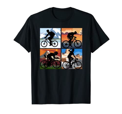 Ciclismo Montañas Bici - Ciclista Bicicleta Camiseta