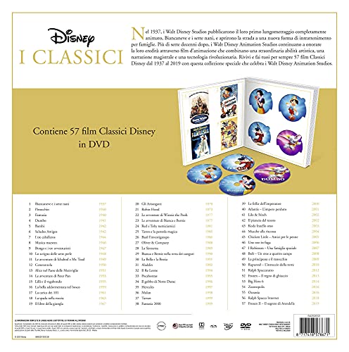 Classici Disney - Coll.Compl.2020 (Box 57 Dv)