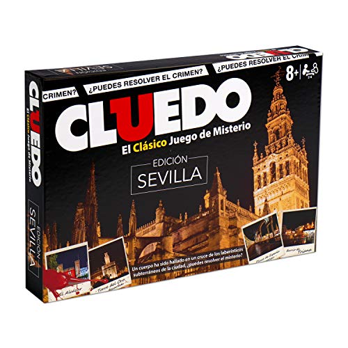 Cluedo de Sevilla - Juego de Mesa de Misterio de Winning Moves - Resuelve el Enigma en la Ciudad de Sevilla - Versión en Español