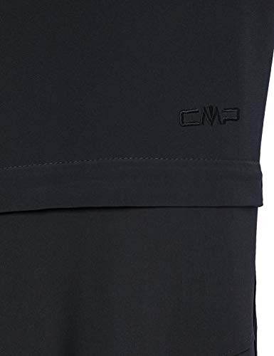 CMP - Pantalón para mujer (con cremallera para convertir en bermudas), todo el año, mujer, color Gris - gris oscuro, tamaño C23