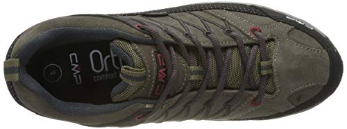 CMP Rigel Low Trekking Shoes WP, Zapatillas de Senderismo Hombre, Torba-Antracite, 45 EU