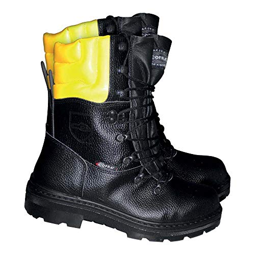 Cofra zapatos de Prevención de Accidentes  Woodsman BIS forestales, tamaño 44, negro, 25580000