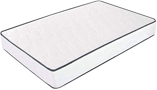 Colchón de 120 x 190 cm para cama plegable - 10 cm de altura - Una plaza y media - Fabricado en waterfoam - Colchón ergonómico - Producto sanitario - Modelo Primavera