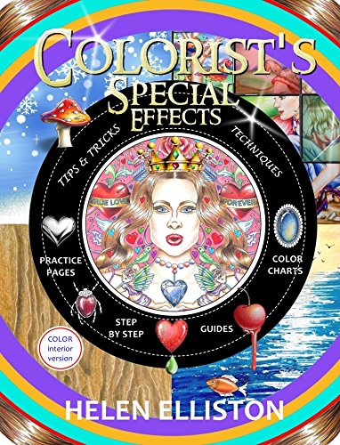 Colorist's Special Effects - color interior: Step by step guides to making your adult coloring pages POP! (English Edition)