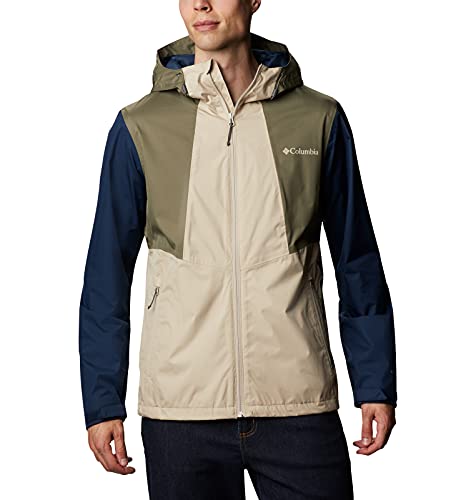 Columbia Chaqueta Inner Limits II Shell, Ancient Fossil, Coll Navy, Stone Green, 4XL Largo para Hombre