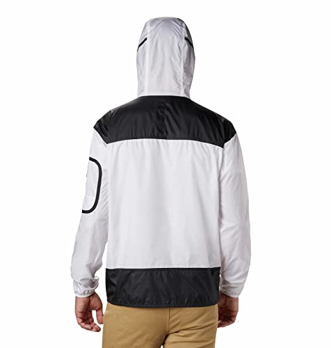 Columbia KM2005 Coupe-vent Homme Blanc/Noir FR : S (Taille Fabricant : S)