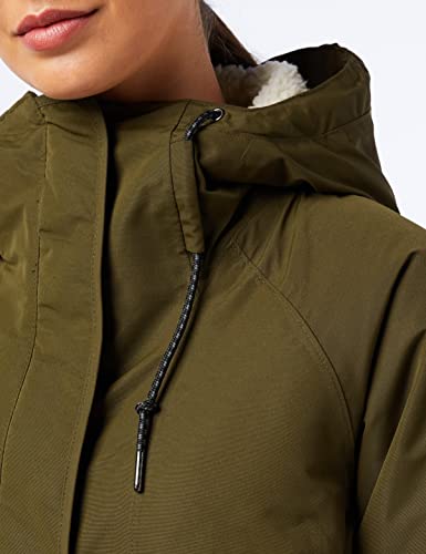 Columbia South Canyon Sherpa, Chaqueta impermeable forrada de Sherpa, Mujer, Verde (Olive Green) Talla M