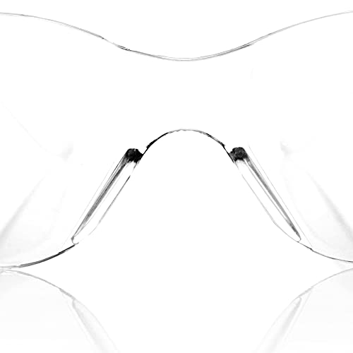 com-four® Juego de Seguridad de 2 Piezas - Gafas de Seguridad según EN166 y protección auditiva de EPI de categoría III - protección auditiva y Ocular (Juego de Gafas + protección auditiva)