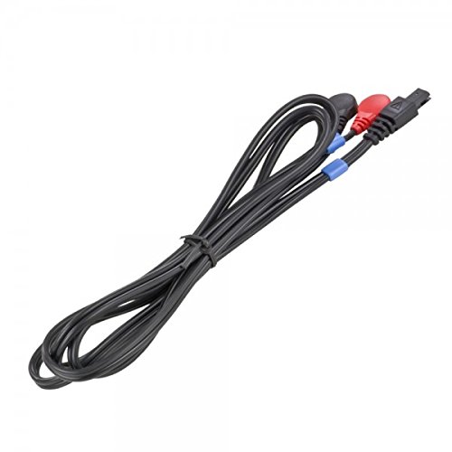 Compex EMS - Cable para electrodos 6 Pins-Snap, color negro/azul CO2 601064