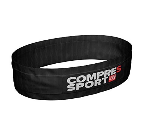 COMPRESSPORT Cinturón para Correr para Adultos, Negro, XL/XXL
