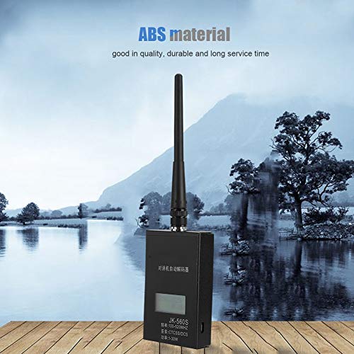Contador de Frecuencia, Material ABS 100-520MHz Antena Contador de Frecuencia Mini Diseño para Walkie-talkies para Señal de Radio Analógica