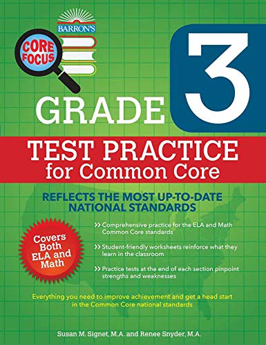 Core Focus Grade 3: Test Practice for Common Core (Barron's Core Focus)