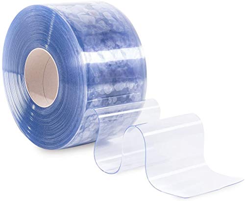 Cortinas de Lamas de PVC Transparente Láminas Industrial | Impermeable | Resistente a la Intemperie | Medidas Personalizables