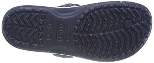 Crocs Crocband Flip, Zapatillas Unisex Adulto, Azul (Navy), 45/46 EU