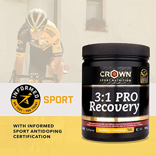 Crown Sport Nutrition Recuperador muscular- 3:1 PRO Recovery drink Post work out fast recovery drink running ciclismo endurance entreno total recovery pro recuperadores musculares