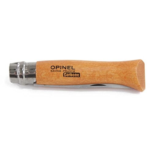 Cuchillo Opinel N°9 de carbono con mango de haya barnizado – Auberge-n.° 9 carbón, mango de haya barnizado – berge