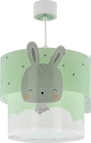 Dalber Lámpara Infantil De Techo Baby Bunny Conejito Conejo Verde (61152H)