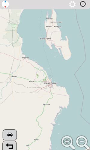 Dar es Salaam, Tanzania GPS Navigator (Golden Forge)