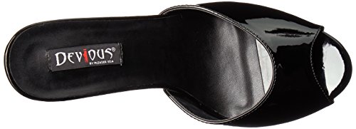 Devious Dom101/b - Zapatos de tacón para mujer, Negro (Black), talla 37 EU (4 UK)