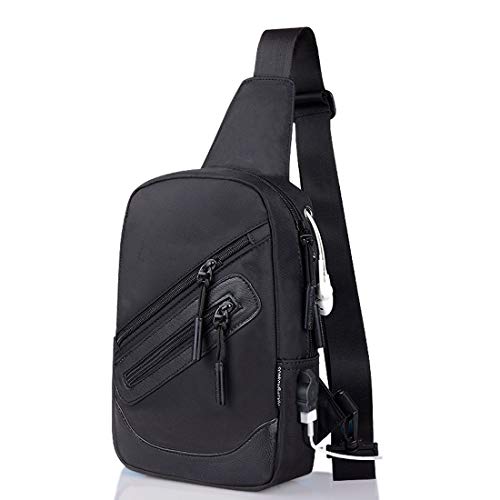 DFV mobile - Backpack Waist Shoulder Bag Nylon for Evolve GX730 Phantom - Black