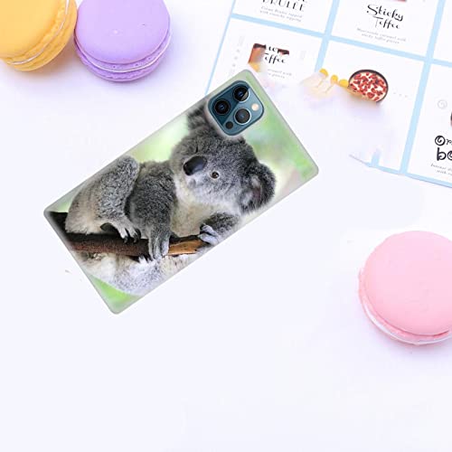 Diseño Cute Lively Koala Teléfono Conchas Pc Niña Compatible para iPhone 11Pro MAX Diferencia
