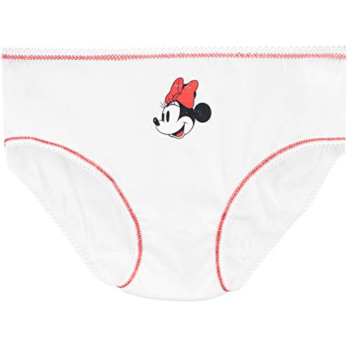 Disney Bragas Paquete de 5 Minnie Mouse Rojo 4-5 Años