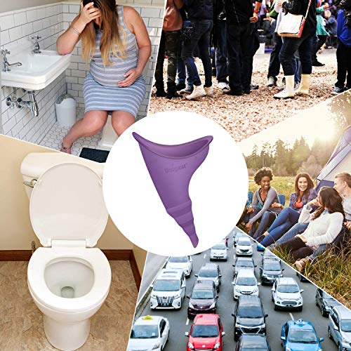 Dispositivo Urinario Femenino para Orinar de Pie Equipo de Urinación Orinal Portátil para Mujer Acampa Viaje Camping Senderismo Servicios Baños Sanitarios Públicos