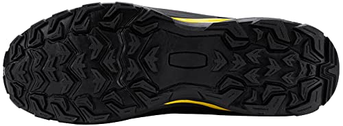 DKMILY DRY Botas de Seguridad Hombre Dinámico Impermeable Cabeza de Acero Zapatos de Seguridad Antideslizante Antiestático(Negro Amarillo,40)