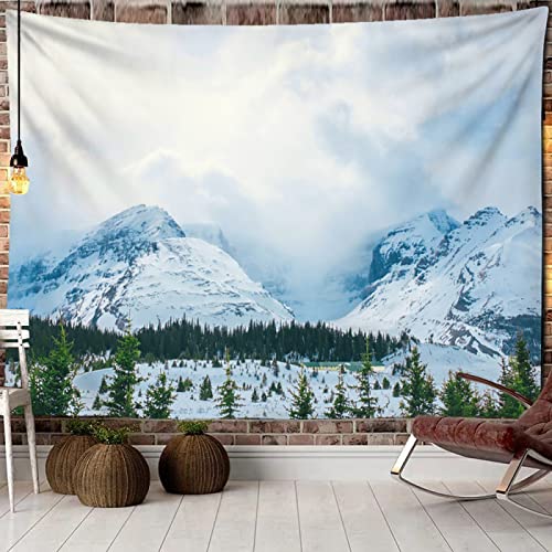 DNHFUI Tapiz Pared Grande 3d (estilo - montañas nevadas, selva) decoración para el hogar apartamento dormitorio decoración de tapiz pared (100x80cm)