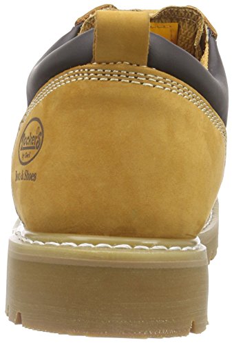 Dockers 23DA005 - Zapatos de cordones de cuero para hombre, color marrón (golden tan 910), talla 42